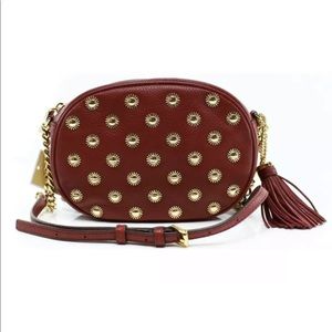 NWT MK, "Ginny" Studded Medium Messenger.